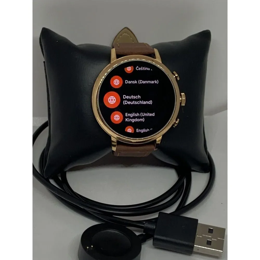 Fossil Gen 4 Authentic Digital Dial Smart Watch Custom Band FTW6018 QT769
